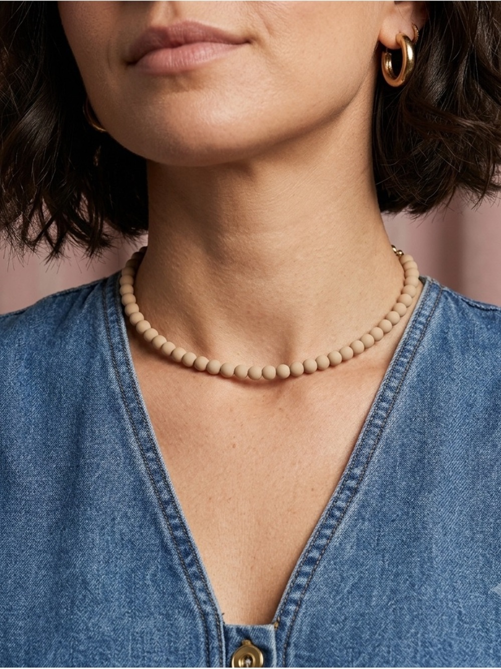 MATTE Beaded Choker